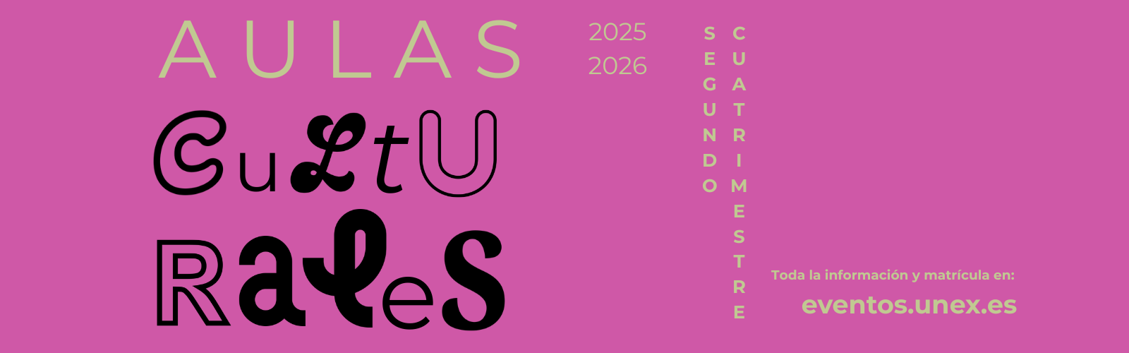 Aulas Culturales del 2º semestre