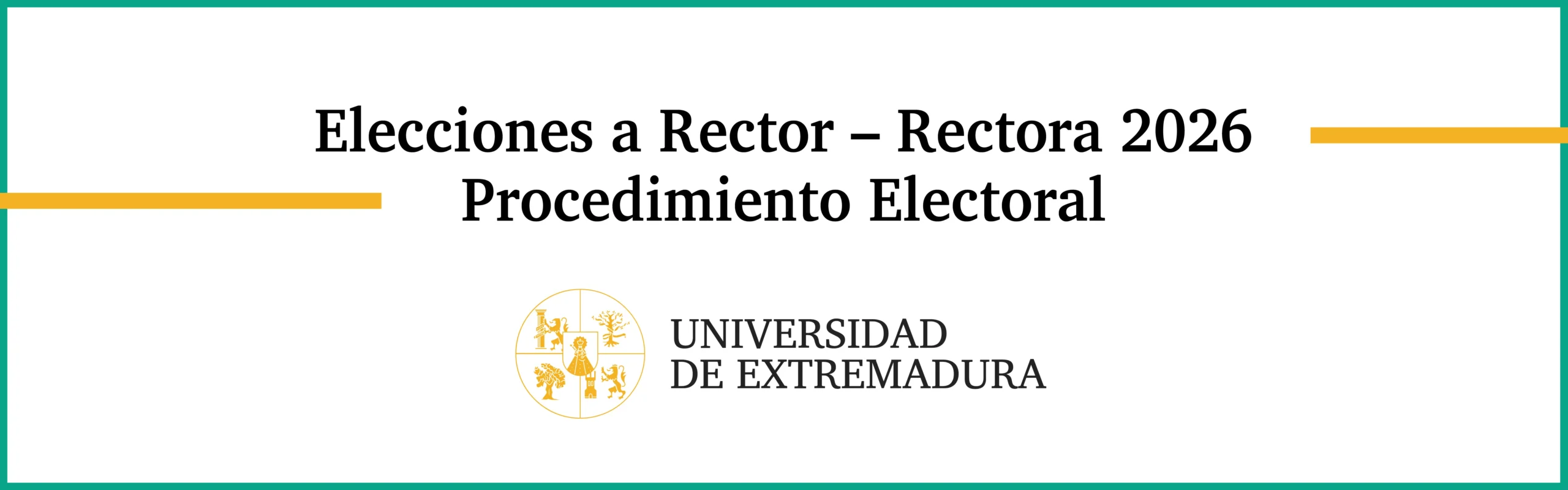 Elecciones a Rector – Rectora